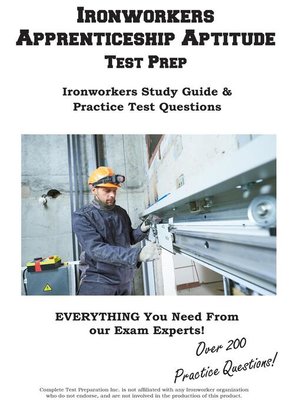 cover image of Ironworkers  Apprenticeship Aptitude   Study Guide